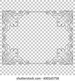 ornament in baroque style