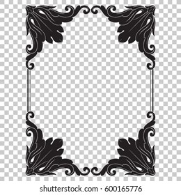 ornament in baroque style