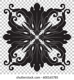 ornament in baroque style