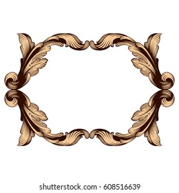 ornament in baroque style