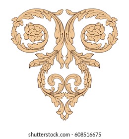 ornament in baroque style