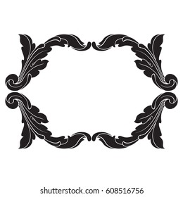 ornament in baroque style