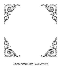 Ornament in baroque style