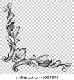 ornament in baroque style