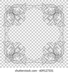 ornament in baroque style