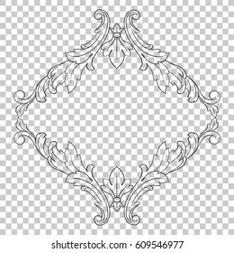 ornament in baroque style