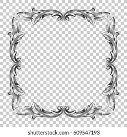 ornament in baroque style