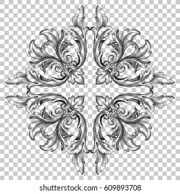 ornament in baroque style