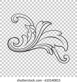Ornament in baroque style
