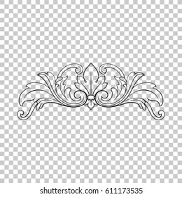 Ornament in baroque style
