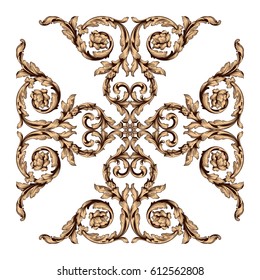 Ornament in baroque style