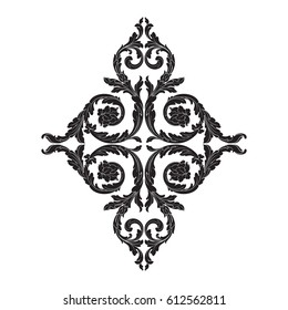 Ornament in baroque style