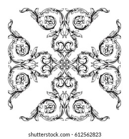 Ornament in baroque style