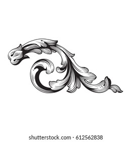 Ornament in baroque style