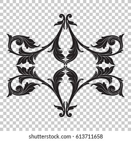 Ornament in baroque style