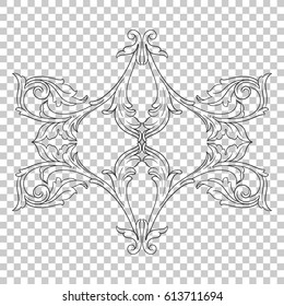 Ornament in baroque style