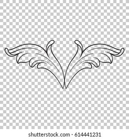 Ornament in baroque style