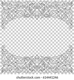 Ornament in baroque style