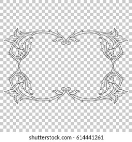 Ornament in baroque style