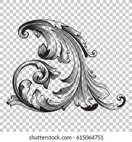 Ornament in baroque style