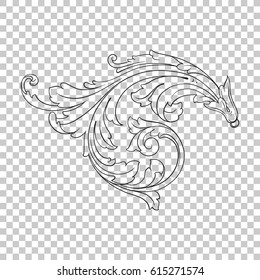 Ornament in baroque style