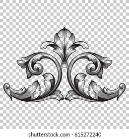 Ornament in baroque style
