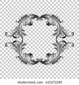 Ornament in baroque style

