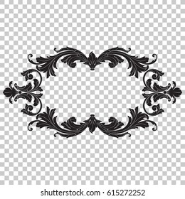 Ornament in baroque style
