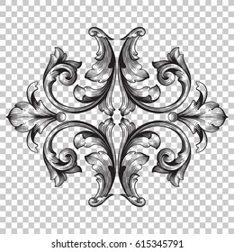 Ornament in baroque style
