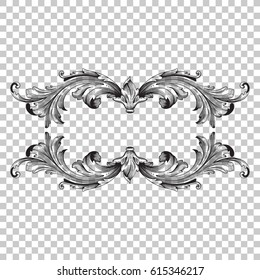 Ornament in baroque style