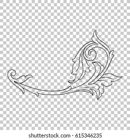Ornament in baroque style