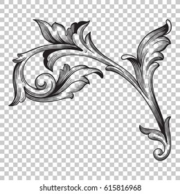 Ornament in baroque style