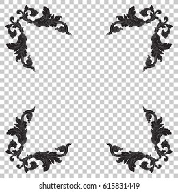 Ornament in baroque style