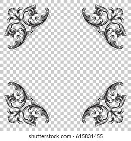 Ornament in baroque style