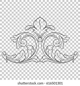 Ornament in baroque style
