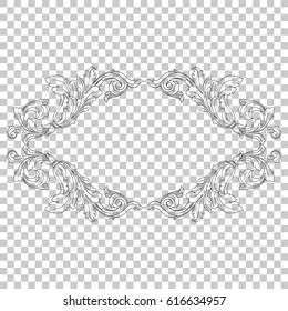Ornament in baroque style