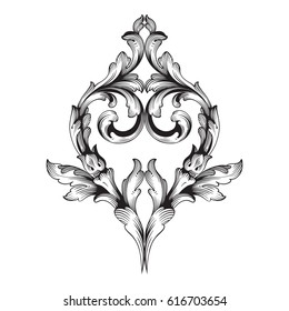 Ornament in baroque style