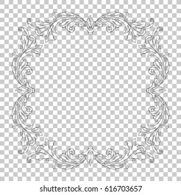 Ornament in baroque style