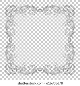 Ornament in baroque style