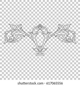 Ornament in baroque style