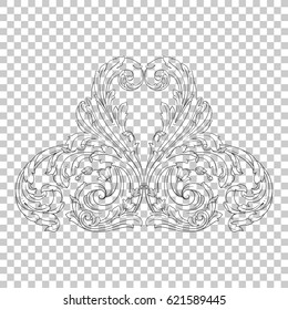 Ornament in baroque style.