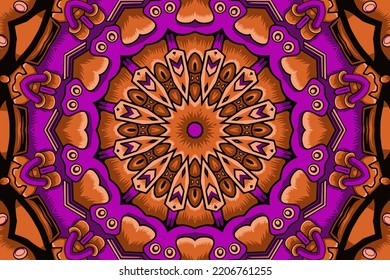 Ornament Beautiful Background Geometric Circle Element