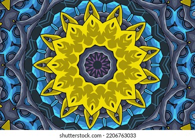 Ornament beautiful background geometric circle element