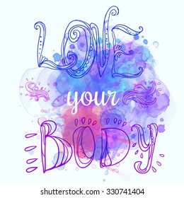 Ornament beautiful card with banner yoga. Geometric element hand drawn. Perfect  cards for any other kind of design, birthday and other holiday, kaleidoscope,  medallion, yoga, india, arabic