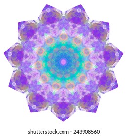 Ornament beautiful card with mandala. Geometric circle element made in vector. Perfect cards for any other kind of design, birthday and other holiday, kaleidoscope,  Watercolor, yoga, india, arabic