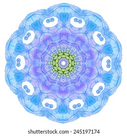Ornament beautiful card with mandala. Geometric circle element made in vector. Perfect cards for any other kind of design, birthday and other holiday, kaleidoscope,  Watercolor, yoga, india, arabic