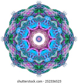 Ornament beautiful  card with mandala. Geometric circle element made in vector. Perfect  cards for any other kind of design, birthday and other holiday, kaleidoscope,  medallion, yoga, india, arabic