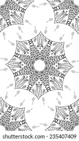 Ornament beautiful pattern with mandala. Geometric circle element made in vector. Perfect cards for any other kind of design, websites, birthday and other holiday. Medallion, yoga, india, arabic
