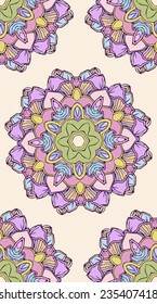 Ornament beautiful pattern with mandala. Geometric circle element made in vector. Perfect cards for any other kind of design, websites, birthday and other holiday. Medallion, yoga, india, arabic