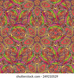 Ornament beautiful pattern with mandala. Geometric circle element made in vector. Perfect cards for any other kind of design, websites, birthday and other holiday. Kaleidoscope,yoga, india, arabic